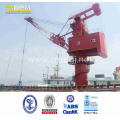 Floating Ship Crane Dock Vessel Fixed on The Deck Electrical Offshore Shipping